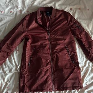 Forever 21 Maroon Bomber Jacket
